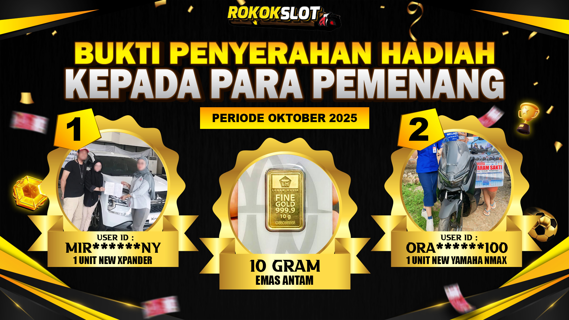 Selamat Kepada Member Setia ROKOKSLOT Sudah Memenangkan Satu Unit Mobil New Xpander